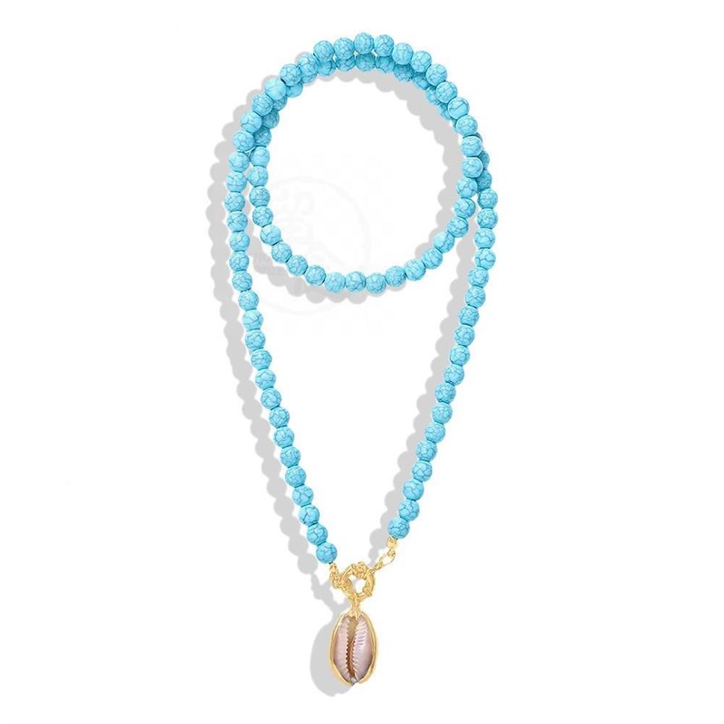 -Temperament Vacation Dating Scallop Neckl Fashion Ball Chai
