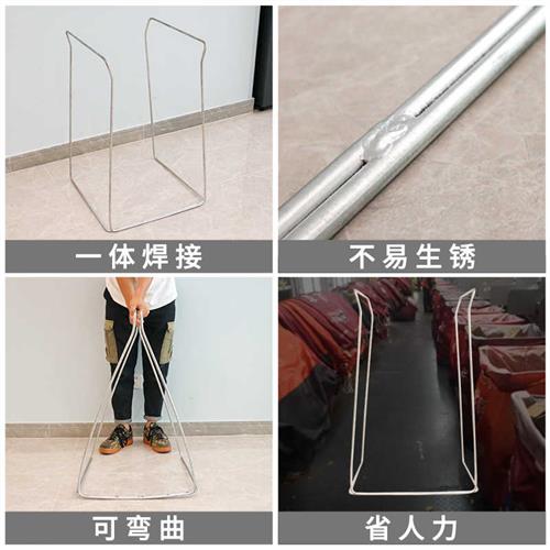 胖袋袋快递打包架子建包架集包架编织袋撑口架打包支撑架中转分拣