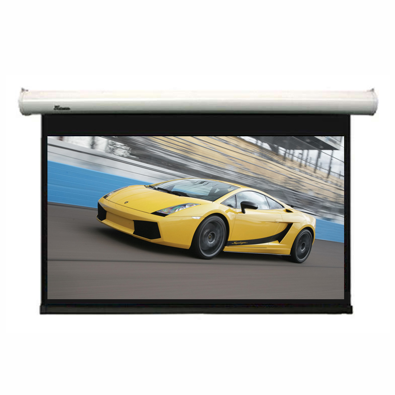 经科JK电动遥控不带拉绳投影幕布M3-FI/300s玻纤幕灰幕133寸16:9