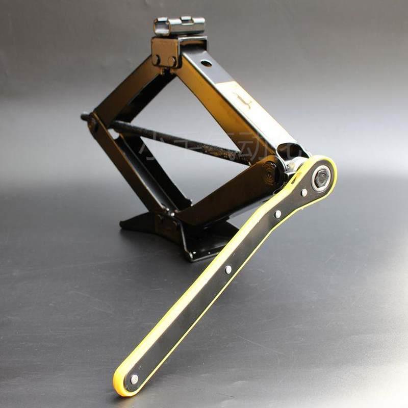 。立牌桥顶汽车千斤顶 轿车手摇式 省力越野车小车用1吨2t换胎车