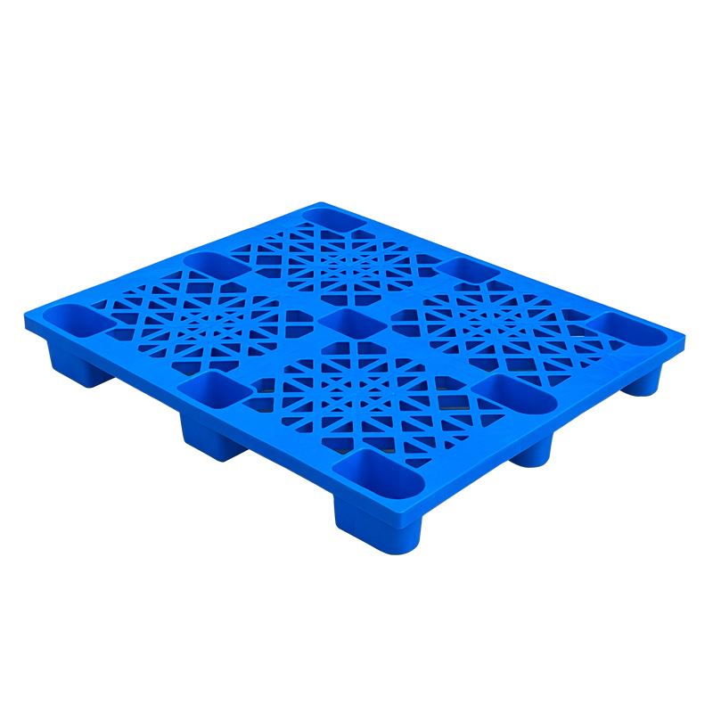 塑料托盘 1210九脚网格加强筋仓储物流拖板堆高机货架板 塑胶卡板