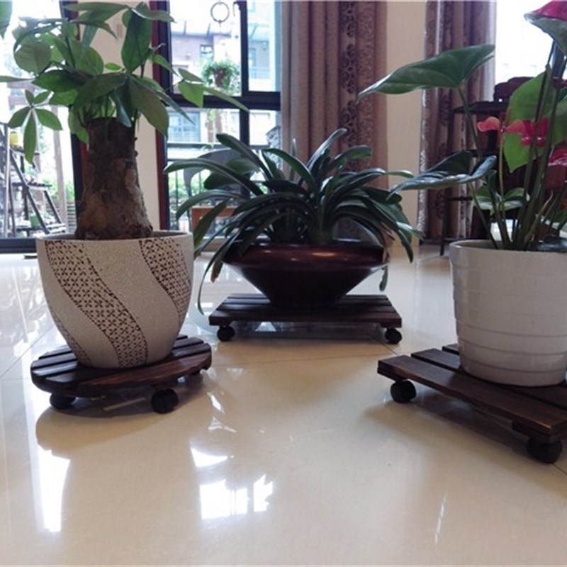 Mobile pallet shipping can be solid wood floor type flower