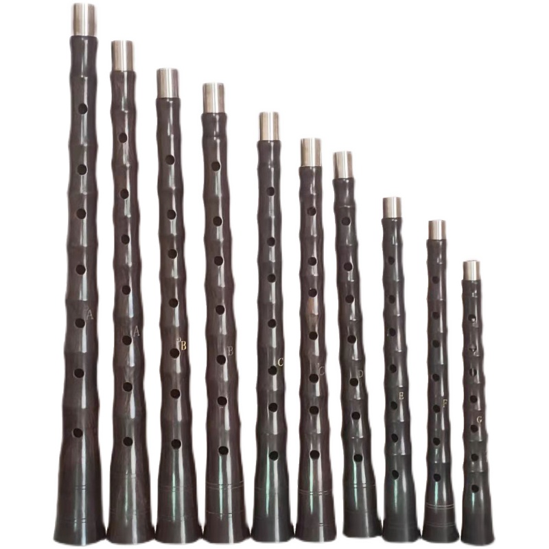 唢呐配件各调唢呐杆乌木红木唢呐杆吹奏乐器D调初学者