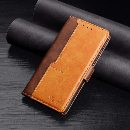 好货厂家适用跨境Nord N300支架皮套 新款A58 5G小牛纹A94手机保