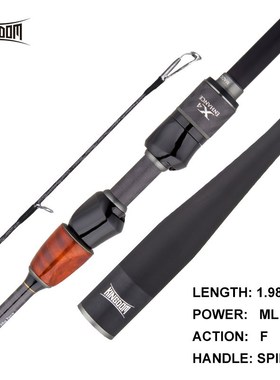 Kingdom Solo II Fishing Rods FJI Ring and SK Reel Seat Spinn