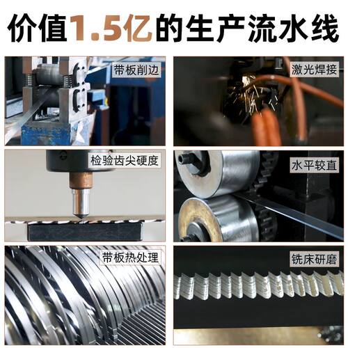 好货。双金属带锯条4115口不锈钢金进属切割锯带据条锯床机用锯条