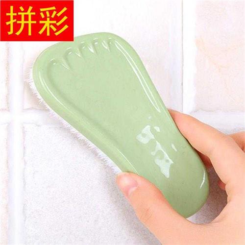 脚丫板刷家用软毛洗衣刷清洁刷塑料多功能洗鞋刷可爱衣服刷小刷子