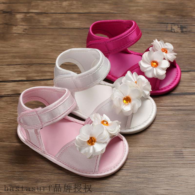 Summer sandals 0-1 year old baby girl walking shoes soft so