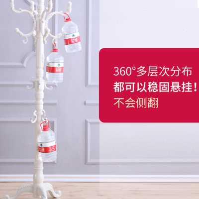 简约现代欧式雕花实木落地衣帽架卧室客厅家用单杆式挂衣架挂包架