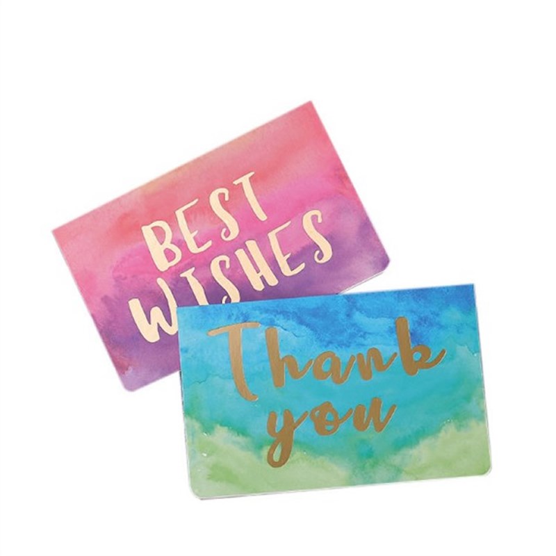 Watercolor blessing birthday card Thanksgiving card