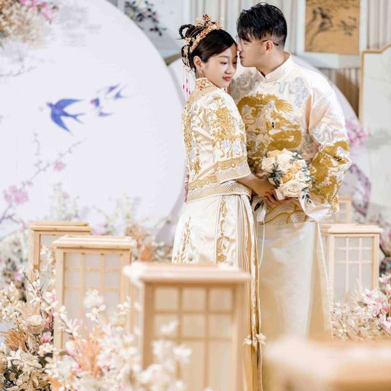 新品中式婚礼现场布置j装饰道具婚庆宫灯路引2021新款引路灯结婚