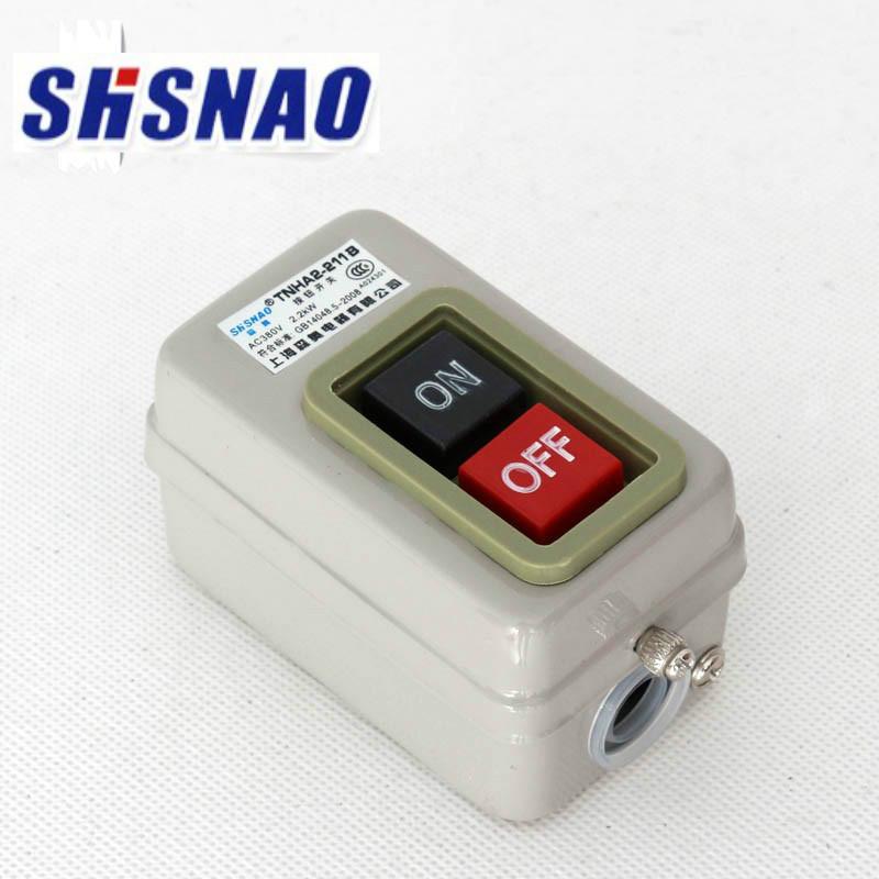 森奥 押扣开关TNHA2-211B BS-211B 按钮开关 1.5KW AC380V 铜件