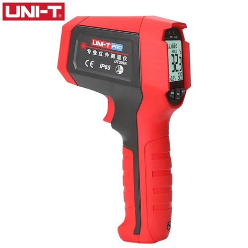 优利德UT309A/309C/309E双激光非接触式红外测温仪高精度测温枪
