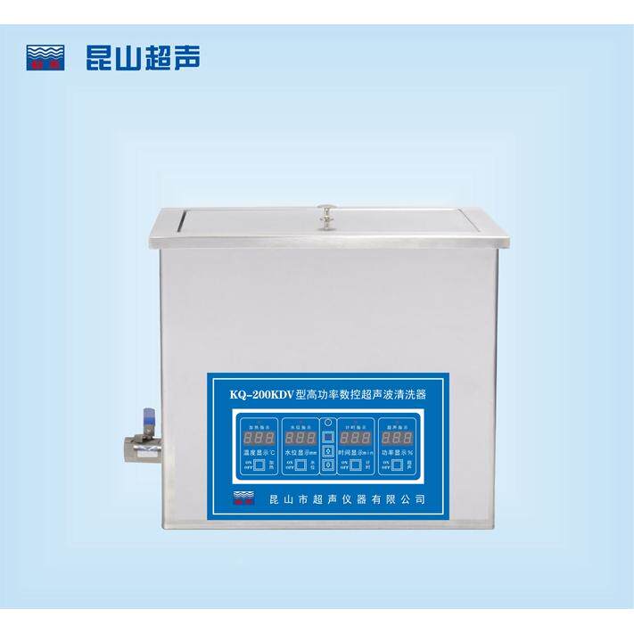 昆山舒美KQ-200KDV超声波清洗机/8L/超声功率200W可调/室温-80℃图片