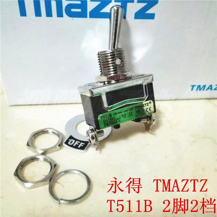永得 TMAZTZ 微动开关 钮子开关 摇头开关 T511B 1021 2脚2档