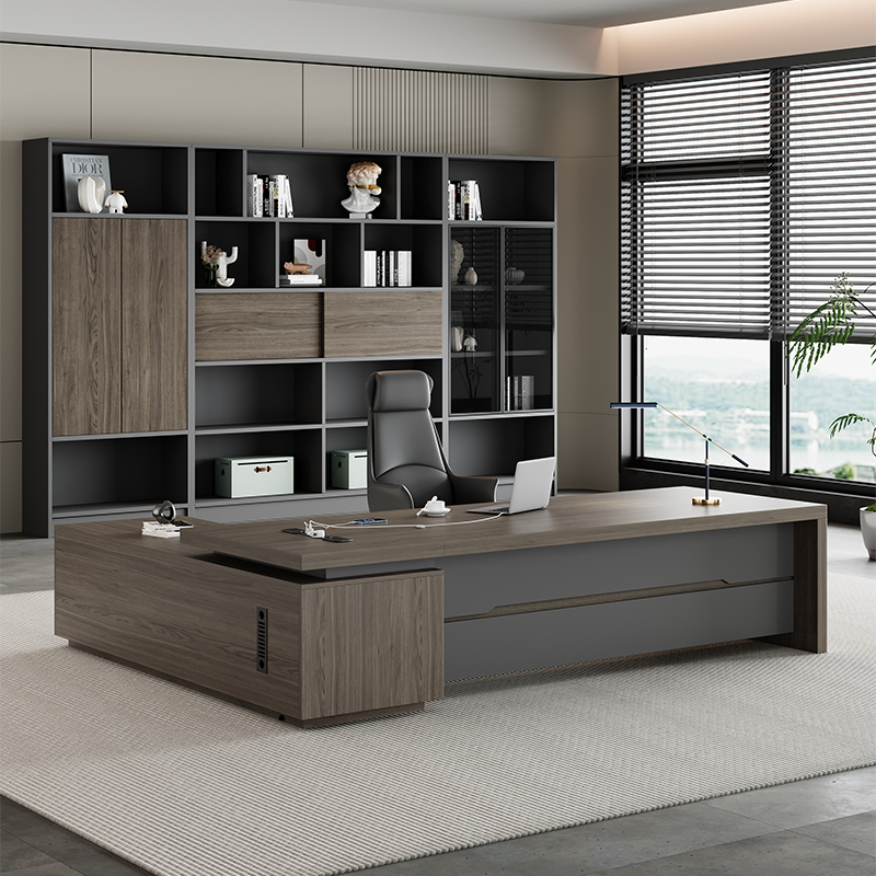 老板桌总裁简约现代办公大