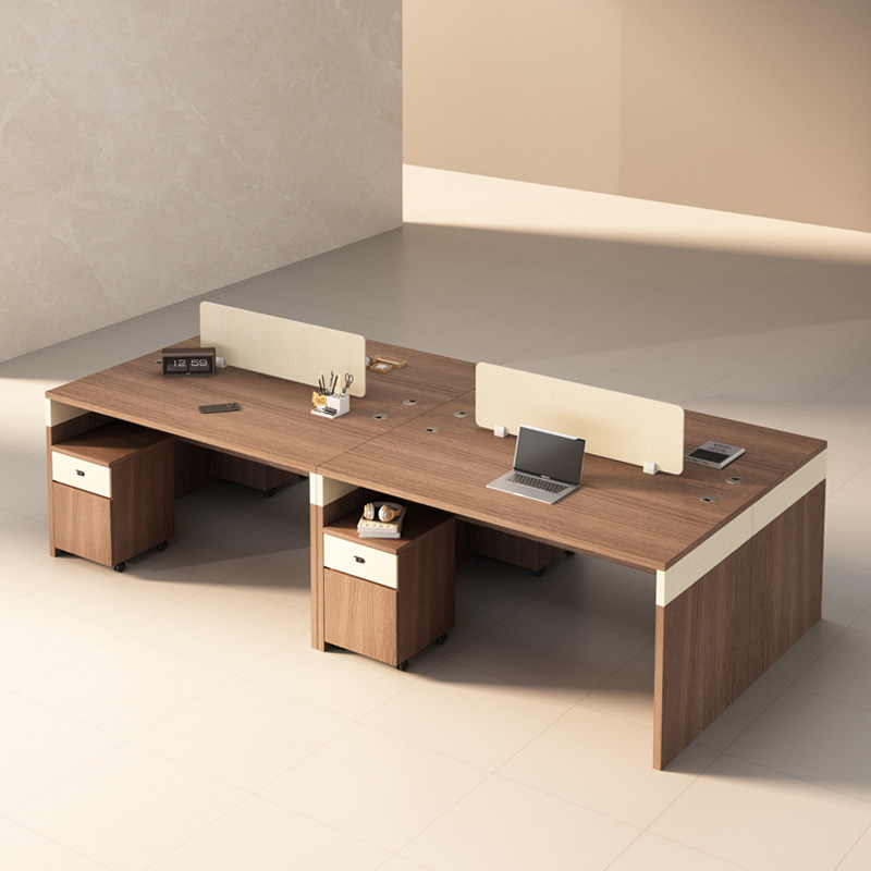 办公桌员工位四双六人位办公家具