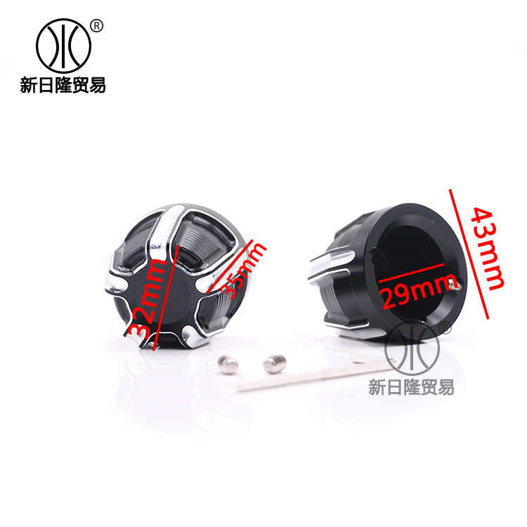 好货哈雷摩托车前轴盖 XL883 XL1200前轮轴盖 CNC前轴装饰盖 轴盖