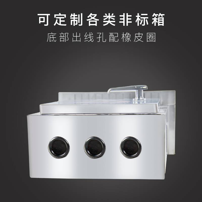 好货户外250*300不锈钢配电箱防水控制柜家用电表箱盒明装定做基