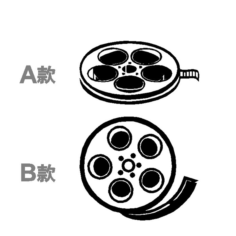 好货电影题材后期制作贴纸文化传媒公司拍摄元素影院影棚装修墙贴