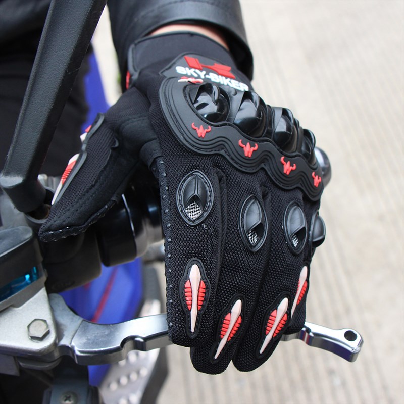 摩托车骑行手套男防摔透气越野赛车机车骑手赛车骑士装备春夏四季
