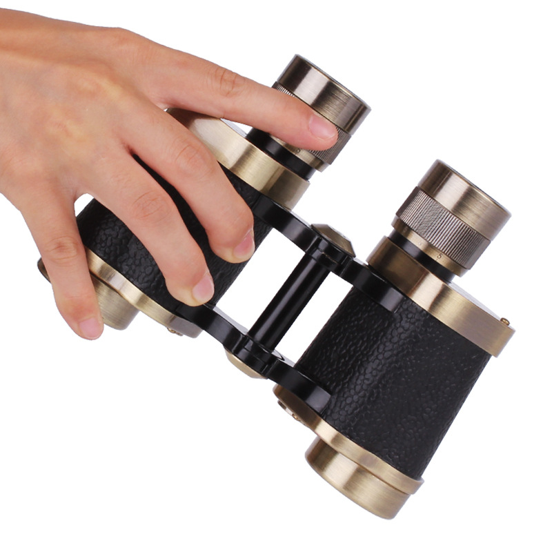 62式全铜望远镜高倍高清8X30 全金属微光夜视带座标测距  精铜版