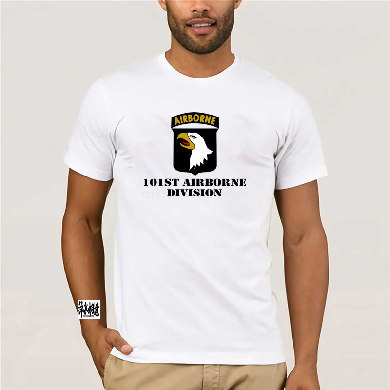 极速USAMM Army 101st Airborne Division Full Color Veteran T-