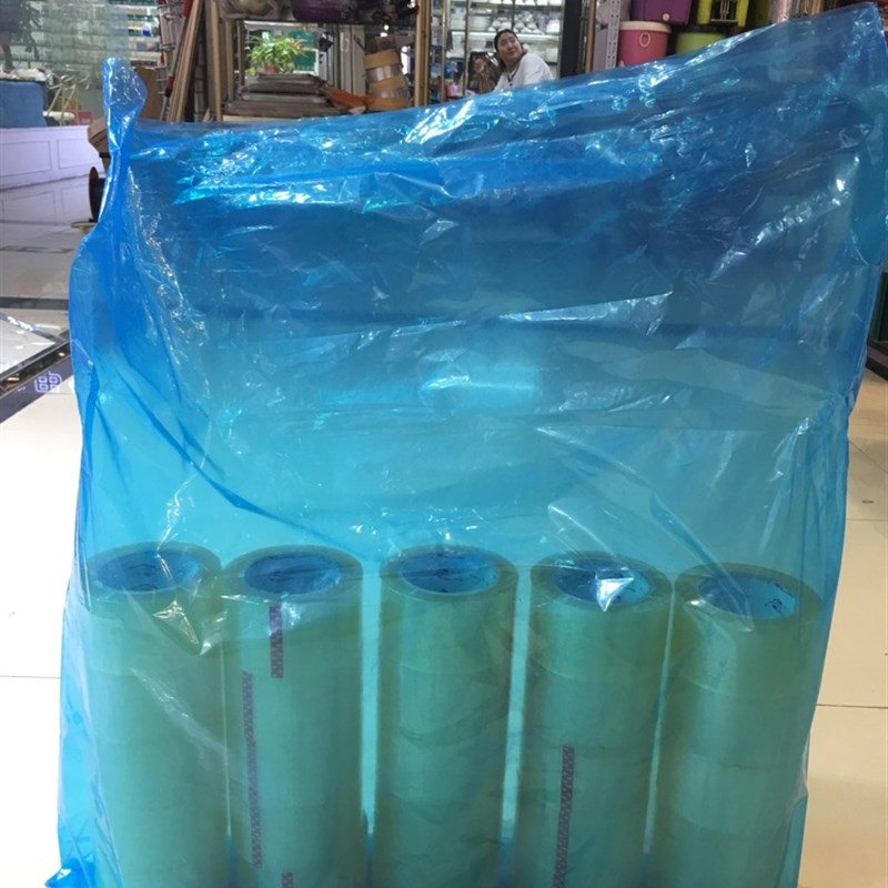 好货pe高压蓝色平口袋70*80加厚彩色塑料包装袋分类汽配零件袋子