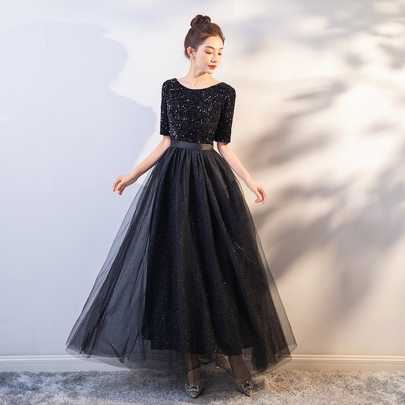 好货大合唱团演出服女长裙学生气质诗朗诵红歌表演服装年会主持晚