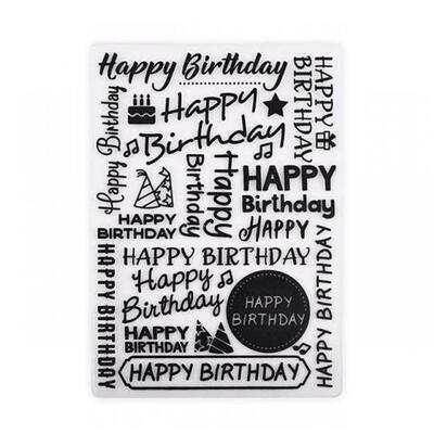 极速Embossing Folder Transparent Plastic Plates Design Hand