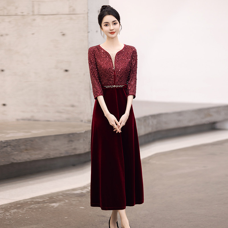 好货中老年妈妈礼服2025新款喜婆婆婚宴装旗袍参加婚礼服高端轻奢