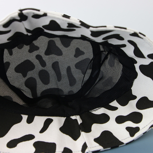 Hat Bucket Print Hats Foldable Fisherman Reversible 极速Cow