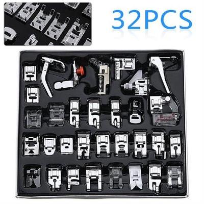 32Pcs Multifunction Household Sewing Machine Presser Foot Ki