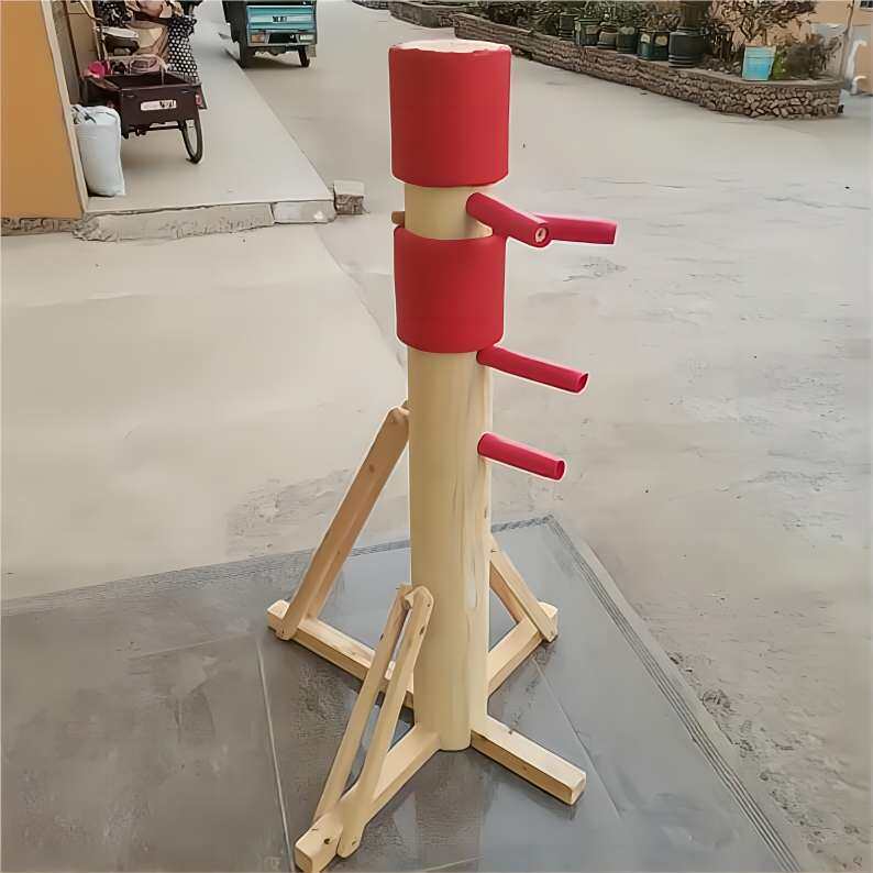 极速拳击木桩咏春拳木人桩拳击反应旋转靶人形沙袋不倒翁打拳木桩