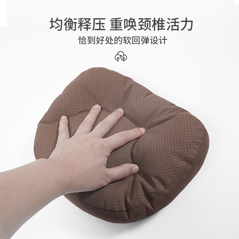 好货适用于雷克萨斯ES200/NX/RX/IS/LX/GX翻毛皮护颈枕迈巴赫头枕