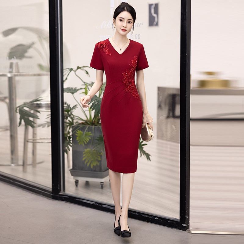 好货喜婆婆妈妈装参加婚礼服婚宴礼服高贵旗袍2025新款结婚丈母娘