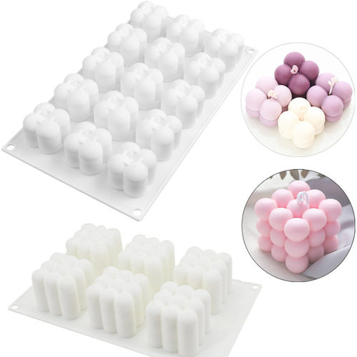 极速New DIY Candles Mould Wax Candles Mold Aromatherapy Plas