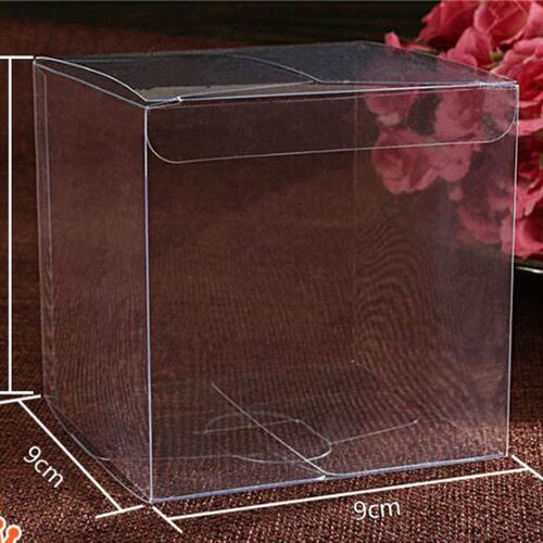极速10Pcs Clear Plastic Cupcake Packaging Box Cake Dome Favo