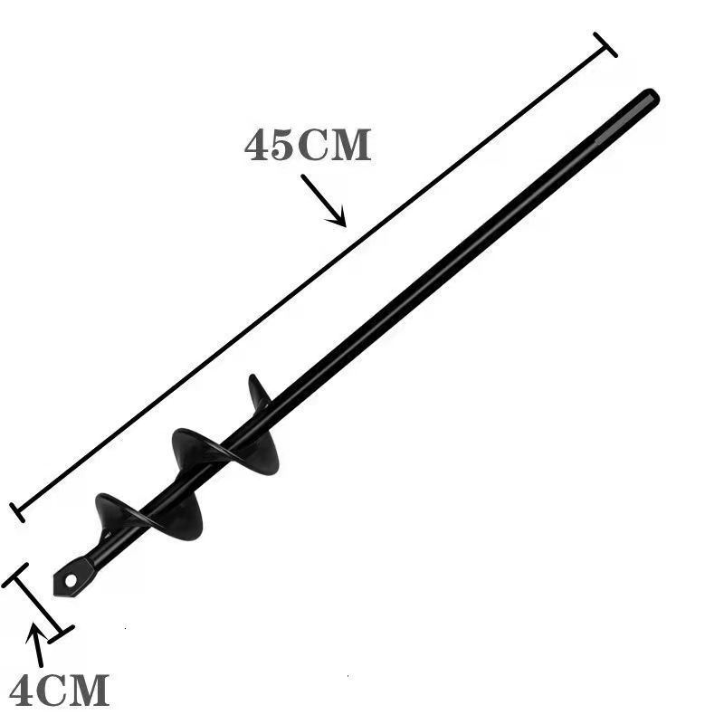 钻土挖坑神器地钻头合金钻头种植器打洞机螺旋钻搅拌杆冰钻头