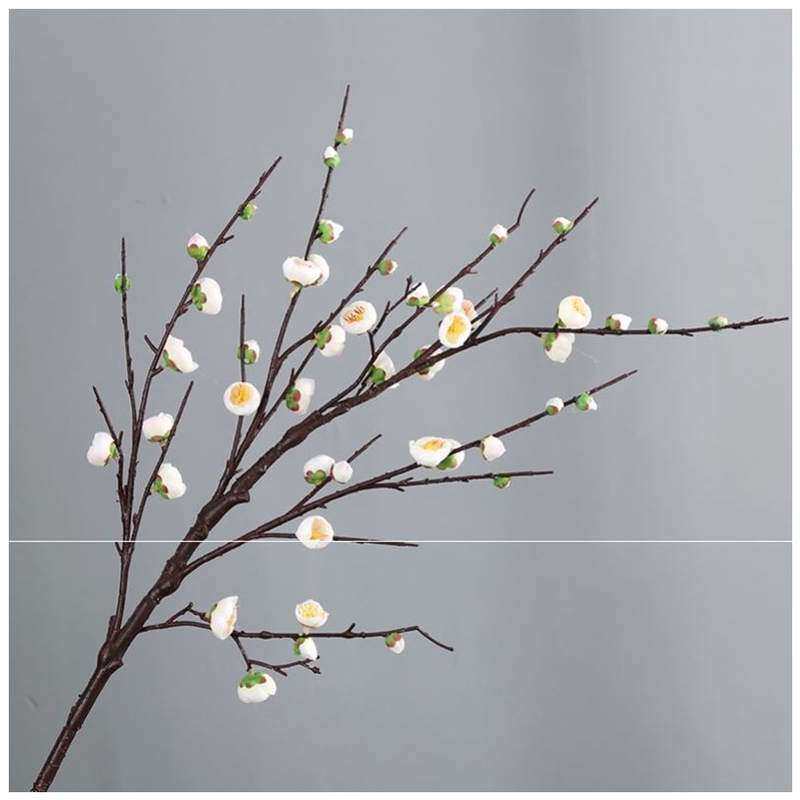 极速干花干枝梅仿真花大银柳发财果客厅装饰花腊梅花雪花梅插花花