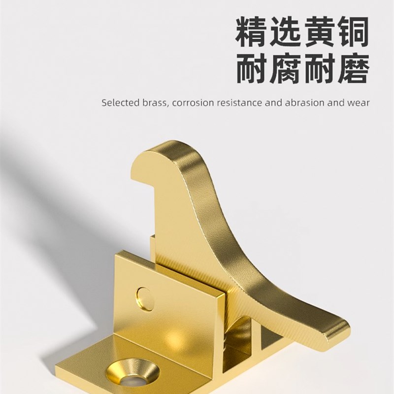 好货门扣门栓自动上锁小鸟搭扣推拉平移门专用锁安全锁卫生间门锁
