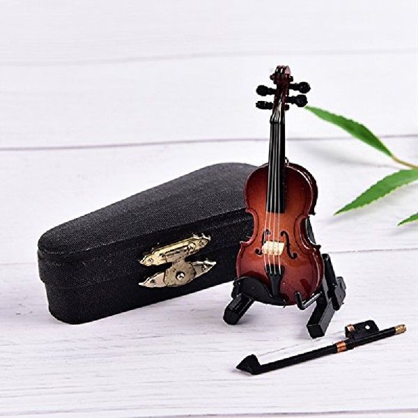 极速Mini Violin Model Miniature Classical Violin Replica