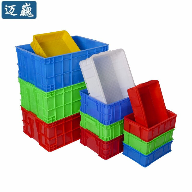 新品塑料周转箱五金零件螺丝工具盒仓库货架物料收R纳箱水产箱MF0