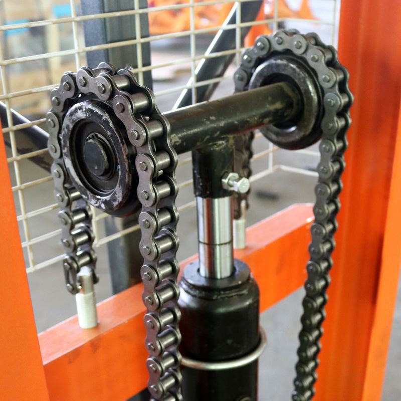 新品手动/微电半电动堆高车 半电动装卸搬运堆高机手动液Y压堆高