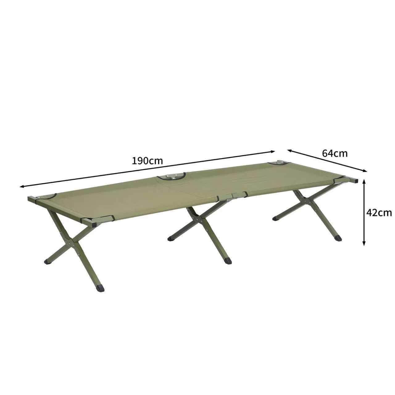户外折叠床单人便携式午休露营野营午睡床简易应急救灾行军床