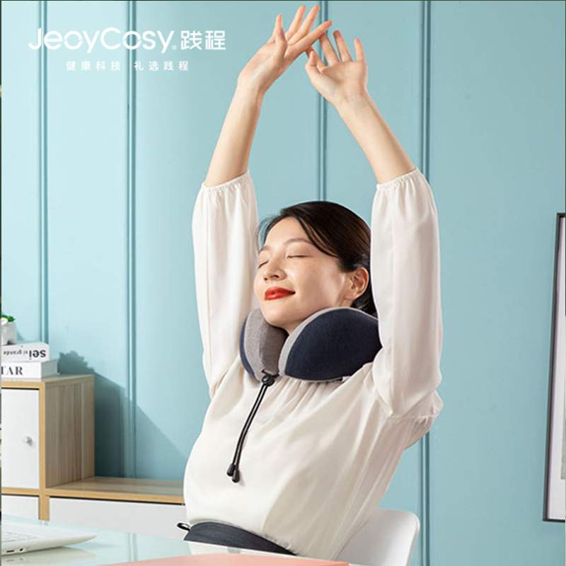 践程办公室家用车载按摩靠枕按摩垫电动无线多功能揉捏热敷腰肌劳