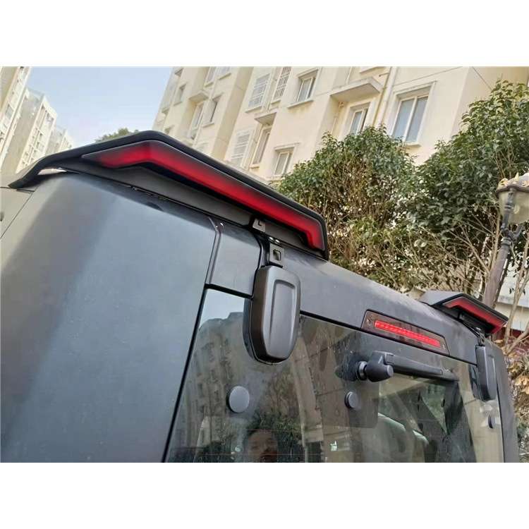 适用于牧马人JK/JL坦克300/BJ40分体式带灯尾翼免打孔顶翼外观件