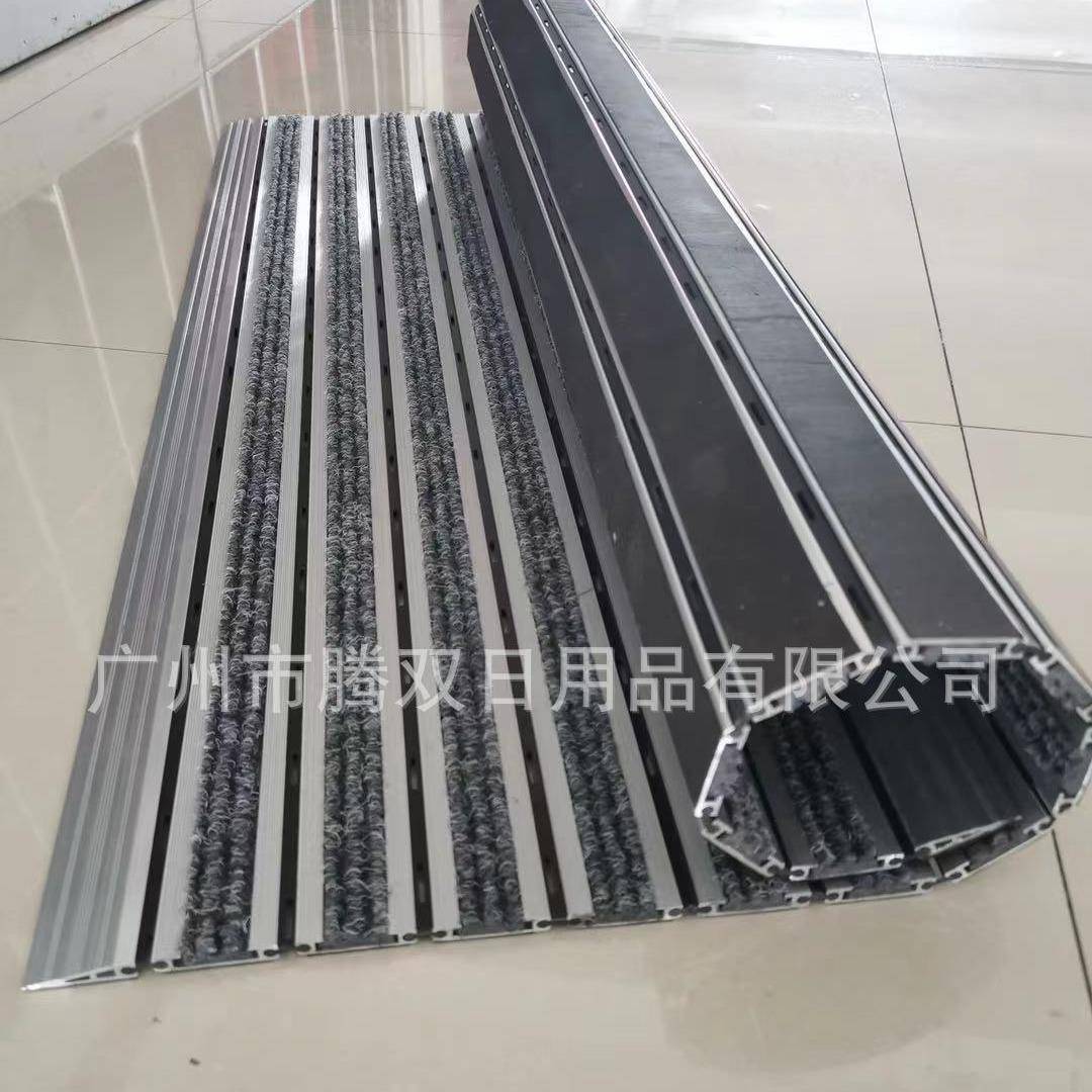 供应可卷型直接铺地在地面上无需槽位铝合金地垫入户门垫