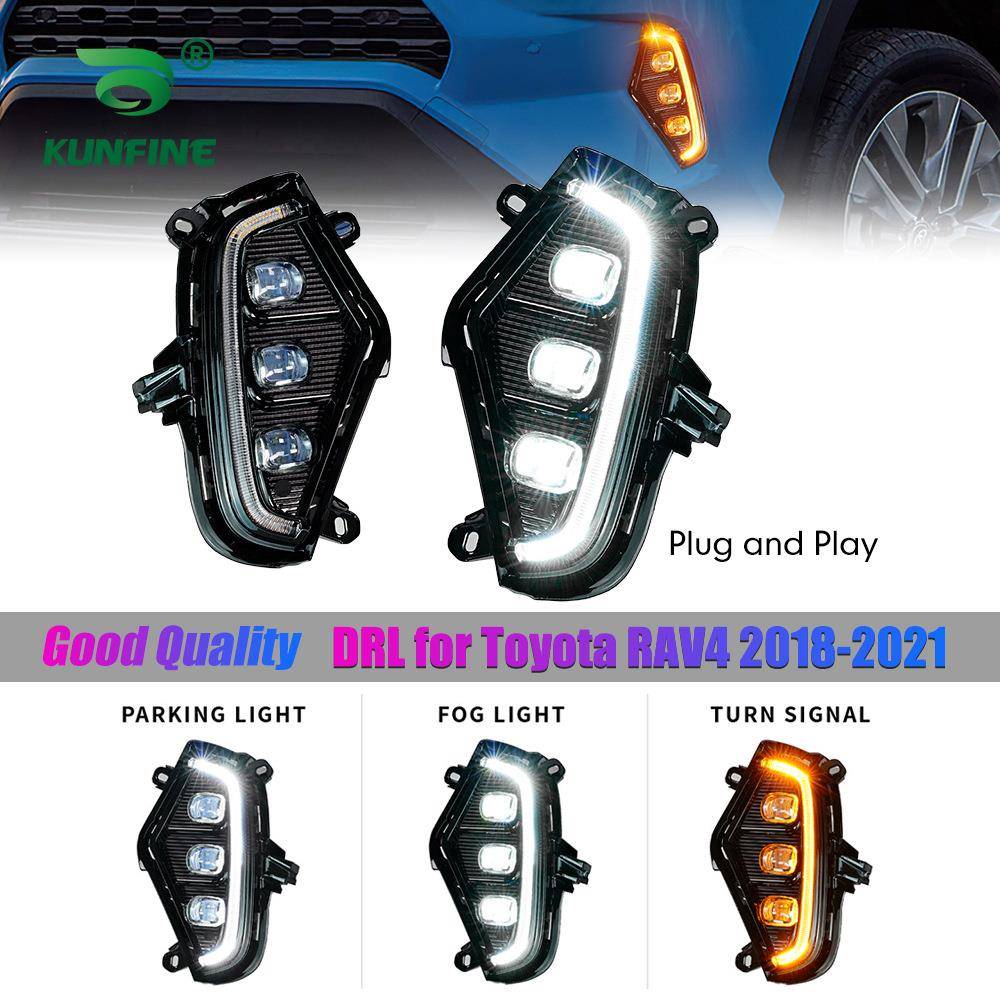 一对适用于丰田ToyotaRAV4车载LED雾灯前雾灯灯泡汽车行驶灯