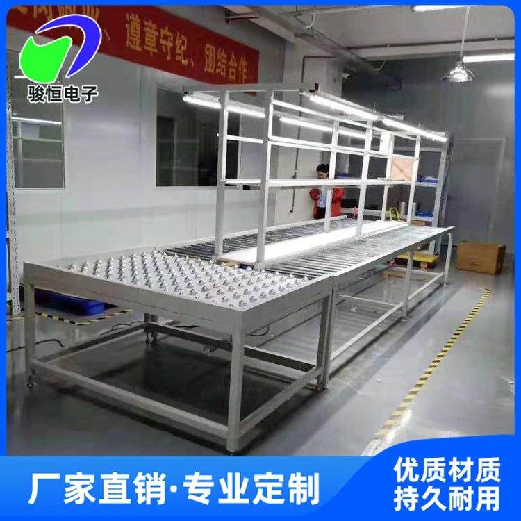 无动力滚筒输送机流水线仓储物流辊筒输送机滚筒线